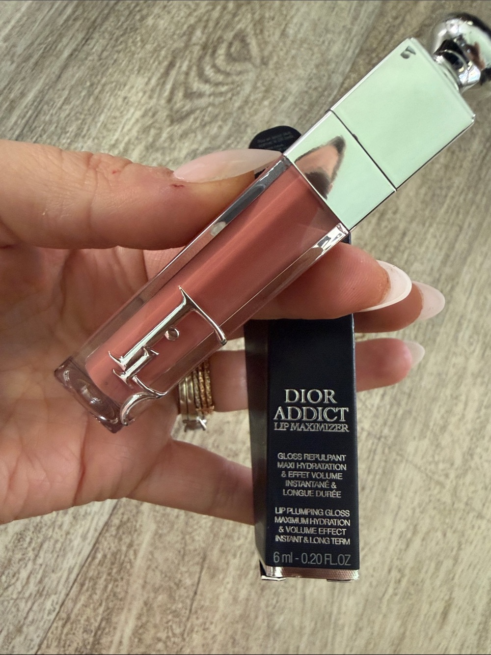 Dior Addict Lip Maximizer — rise nude Gloss